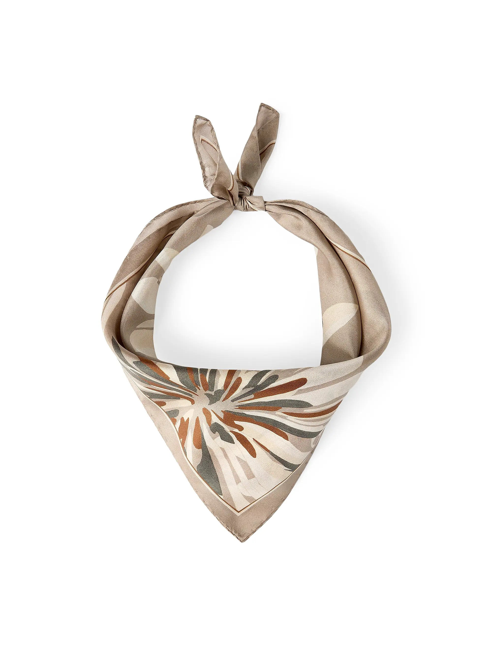 Brunello Cucinelli Silk Bloom Print Pongee Foulard | Saks Fifth Avenue | Saks Fifth Avenue