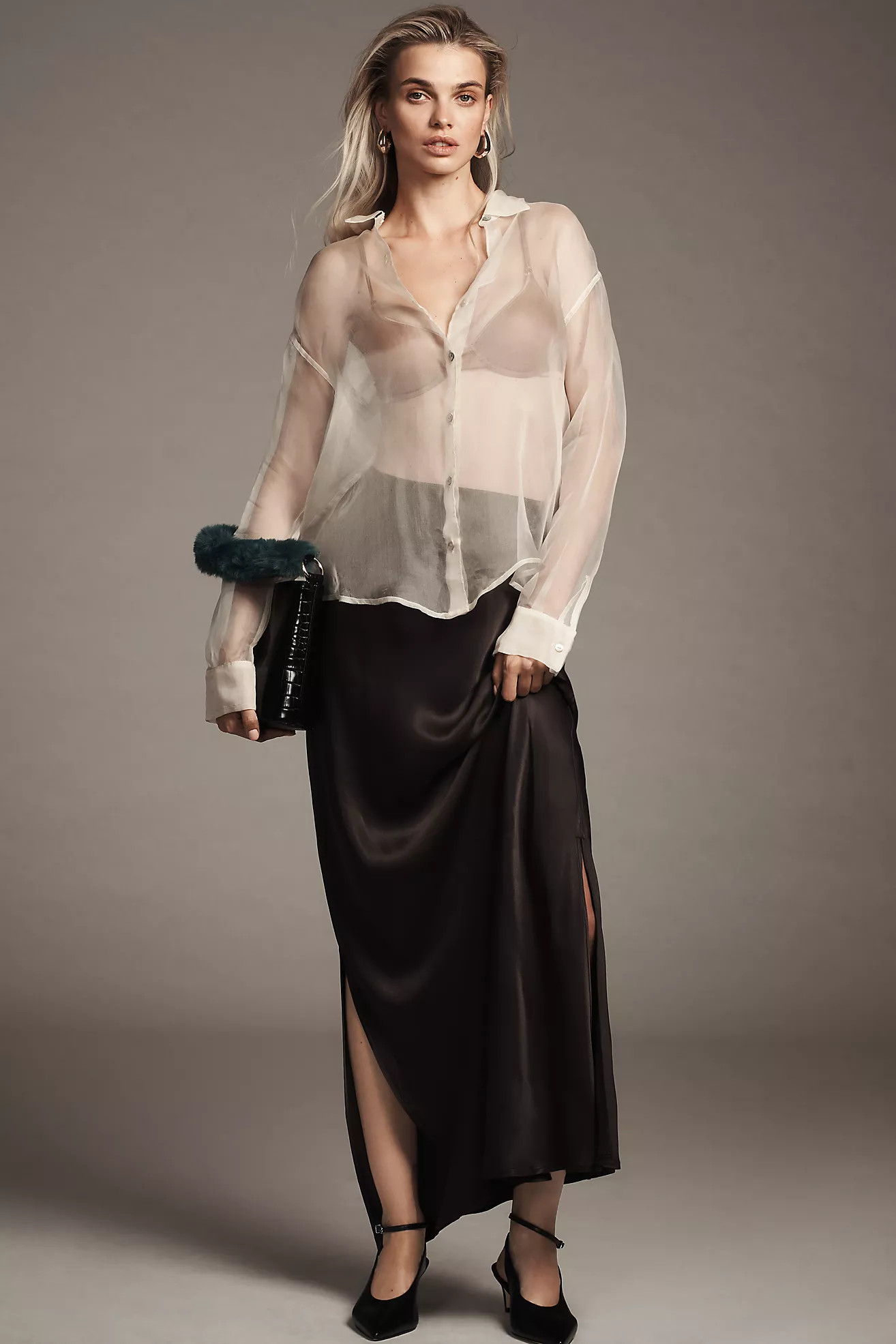 The Tilda Maxi Slip Skirt: Side-Slit Edition | Anthropologie (US)