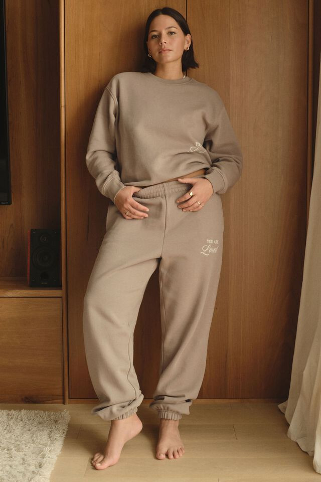 Mayfair | Graphic Stacked Joggers | Dynamite Clothing