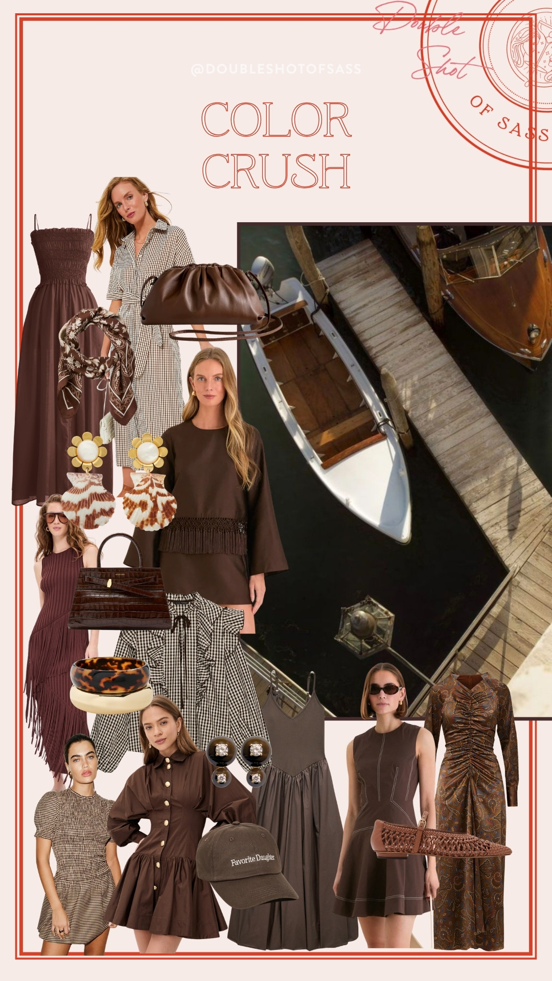 Brown color crush for spring!  

 #LTKSeasonal