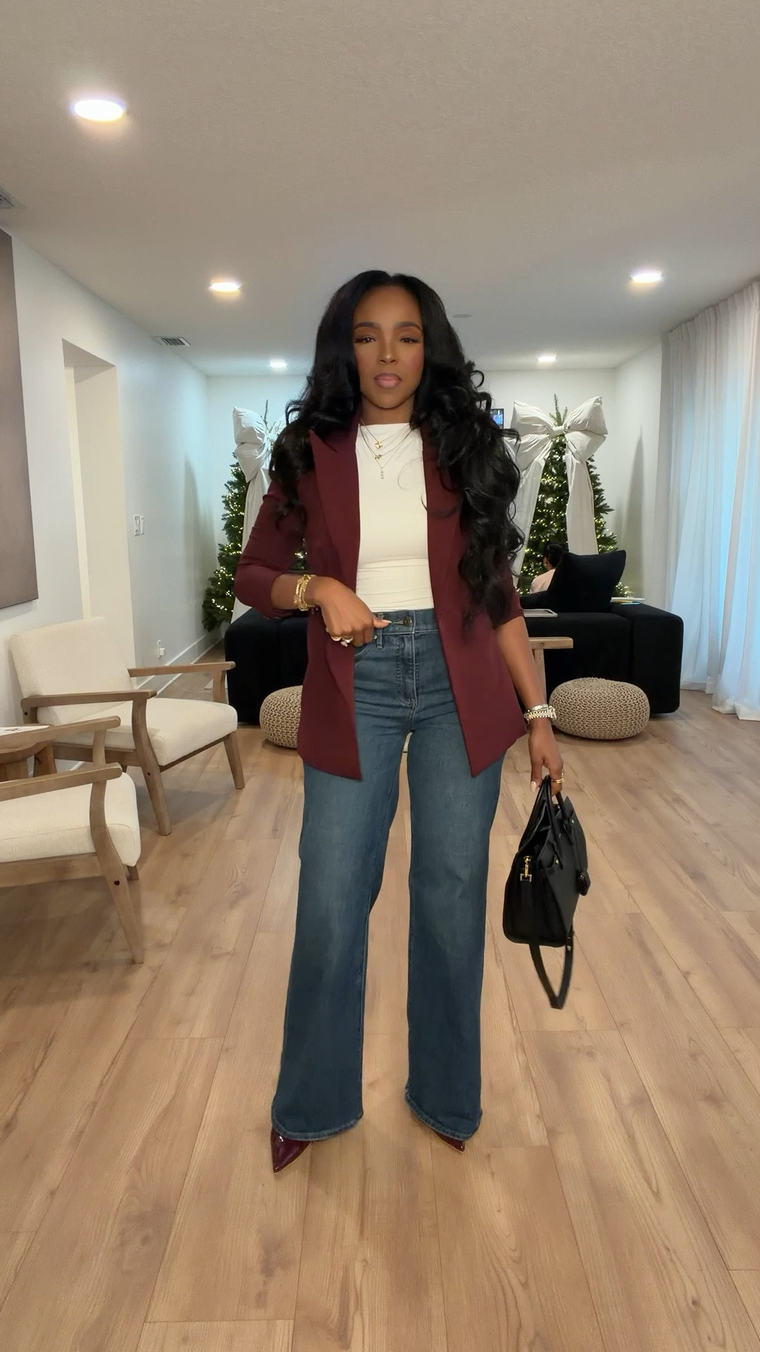 Church OOTD

Small blazer
XS top 
4 long denim
Shoes tts

#Outfitinspiration #fashionstyle #outfit #outfitideas #autumn #fallfashion #simpleoutfit #fall #momoutfit #casualoutfit #streetwear 

#LTKootd #LTKPetite