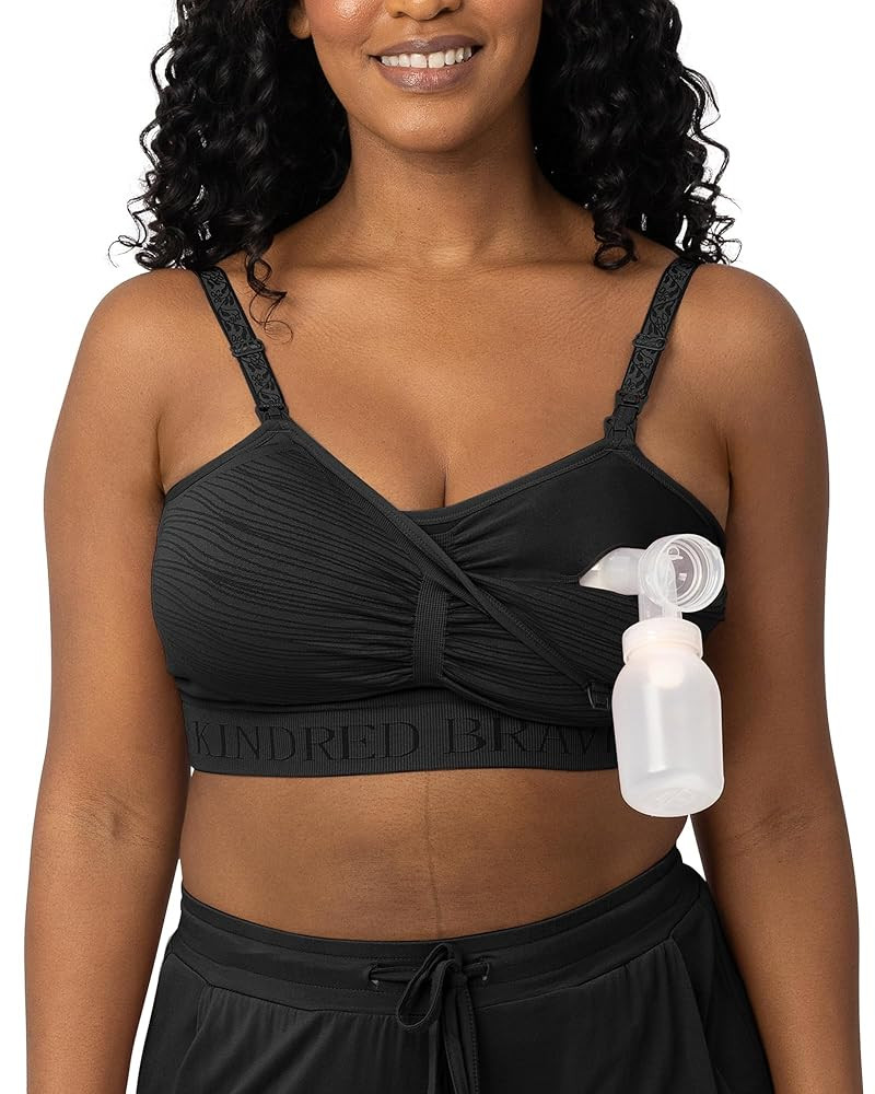 Kindred Bravely Sublime Pumping Bra Hands Free, Adjustable Pumping & Nursing Bra with EasyClip fo... | Amazon (US)