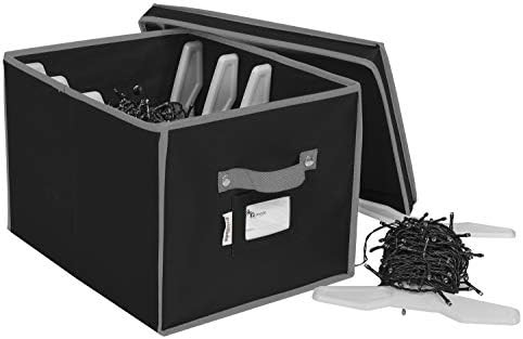 Primode Christmas Light Box Organizer | Holiday Light Storage Box with Lid Constructed of Durable 60 | Amazon (US)