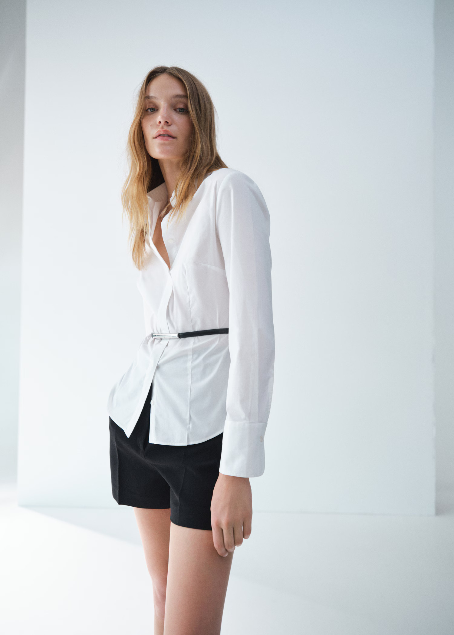 Camicia popeline avvitata | Mango EU