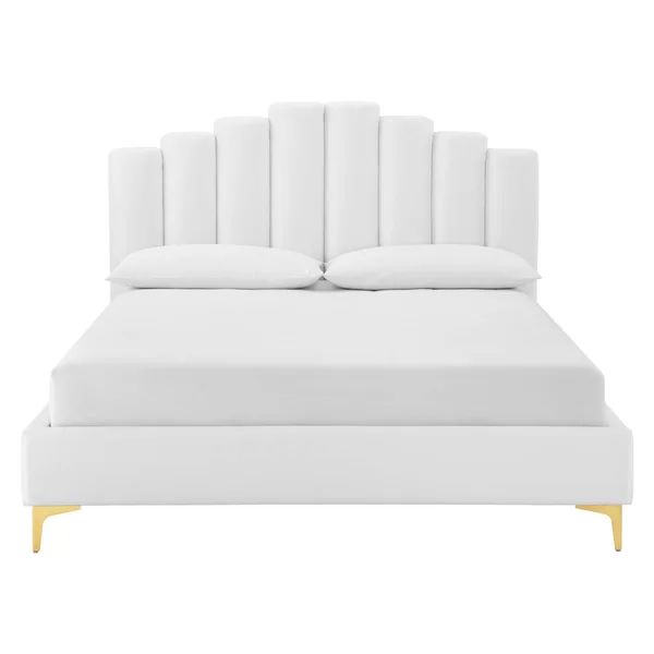 Rossini Queen Tufted Upholstered Low Profile Storage Platform Bed | Wayfair North America
