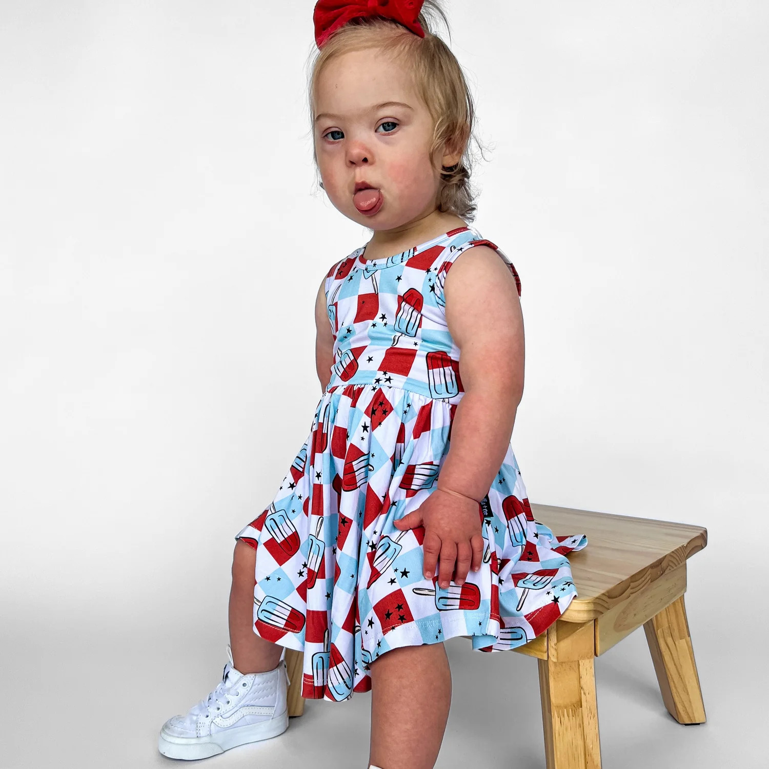TANK TWIRL DRESS- Bomb Pops | millie + roo