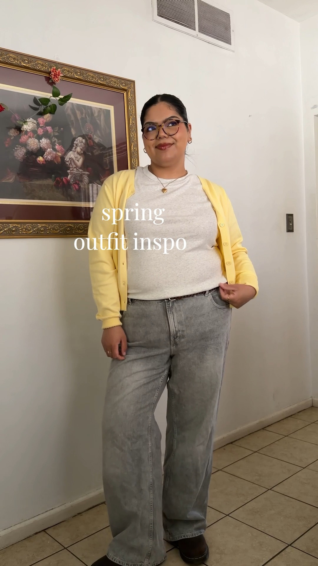 spring outfit inspo for my fellow plus size girls with a pop pf pastel color. Love this yellow cardigan for the spring!

#LTKootd #LTKPlusSize