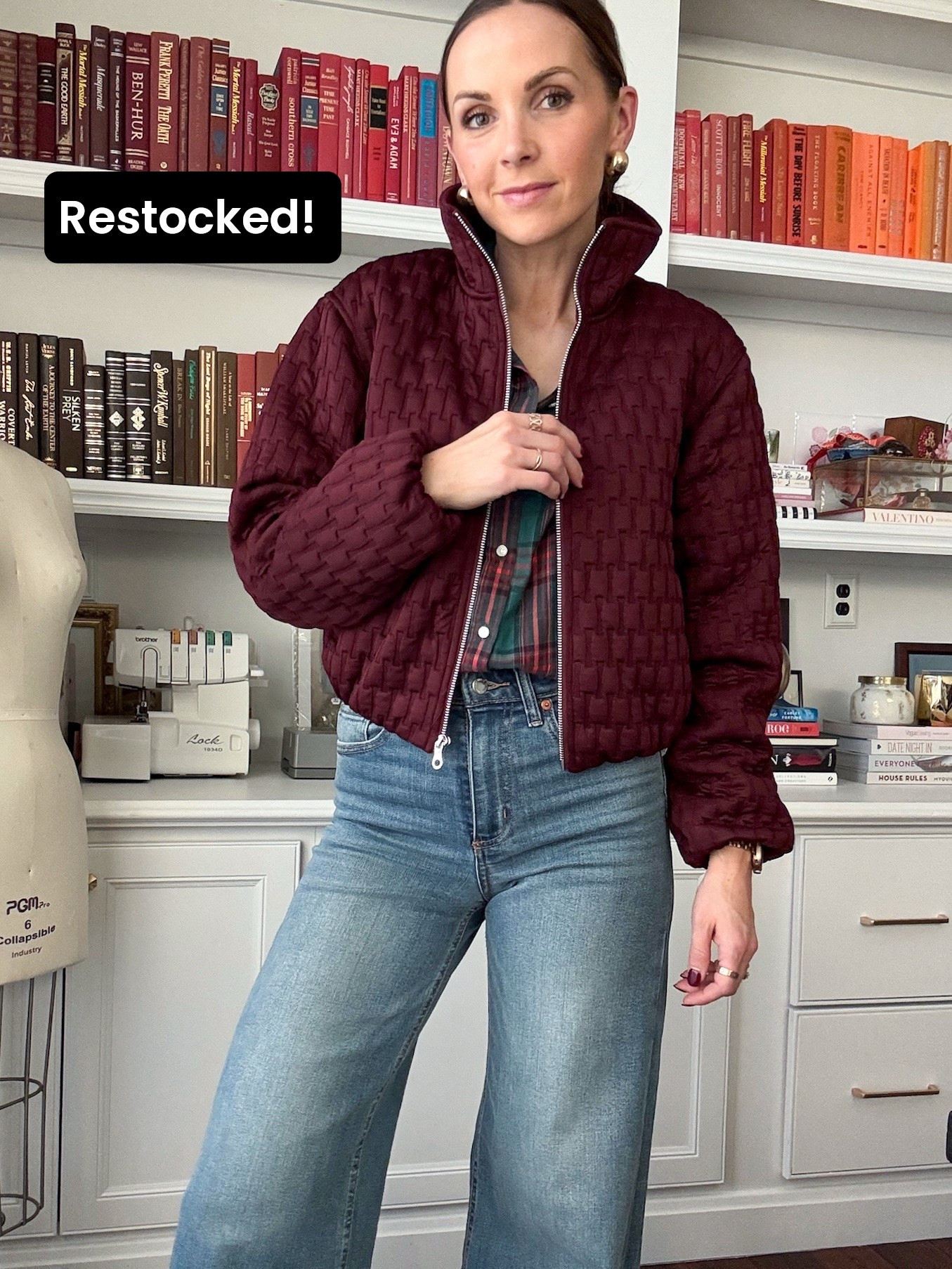 Just saw this @target jacket is back in stock! I am wearing a small 

#LTKFindsUnder50