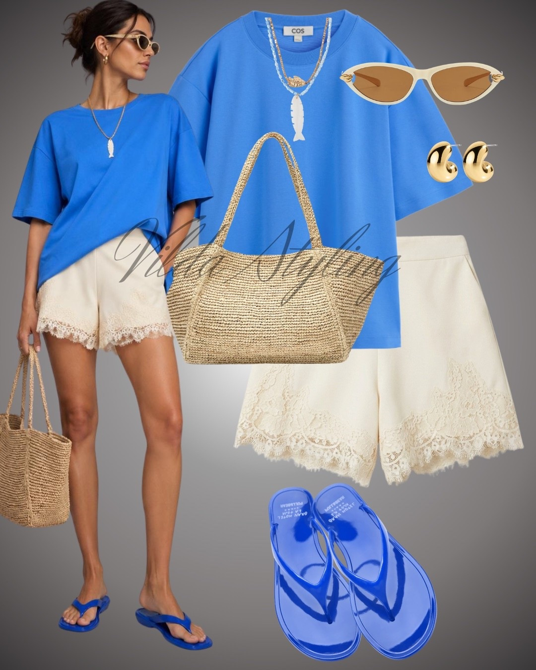 The perfect mix of comfy and chic 💙✨ Oversized blue tee + lace shorts + woven bag = an easy summer outfit you’ll keep reaching for.
#LTKStyle #LTKFashion #SummerStyle #SummerOutfit #CasualChic #BlueOutfit #LaceShorts #VacationStyle #EverydayStyle #FashionInspo

#LTKsummer #LTKtravel #LTKstyletip