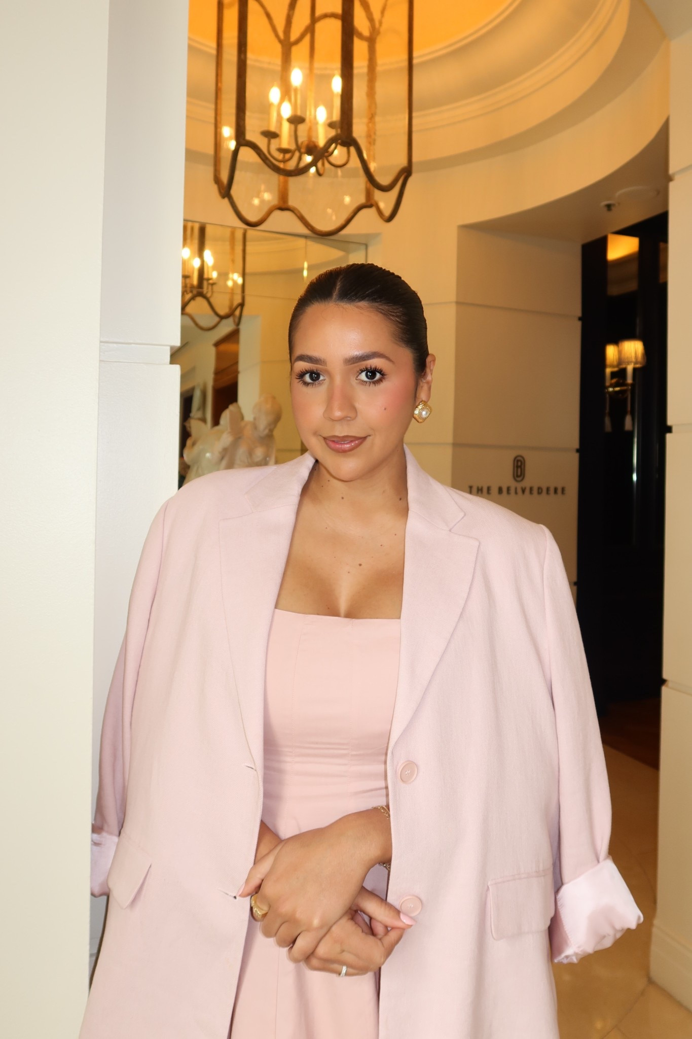 Light pink monochromatic dress and blazer. ✨

#LTKMidsize #LTKStyleTip #LTKU