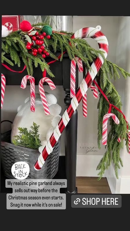 This realistic Christmas garland sells out so fast every year. Snag it while it’s on sale!

Christmas home decor, Pine Garland, Holiday decorations, Candy Canes, Winter



#LTKhome #LTKHoliday #LTKSeasonal