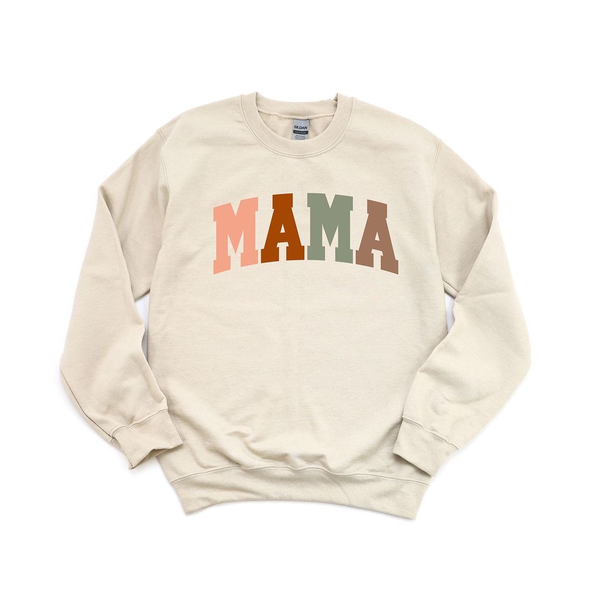 Simply Sage Market Women's Graphic Sweatshirt Mama Block Colorful Bold | Target