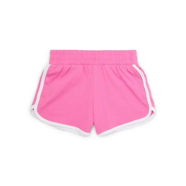 Wonder Nation Girls Knit Dolphin Shorts, Sizes 4-18 & Plus | Walmart (US)