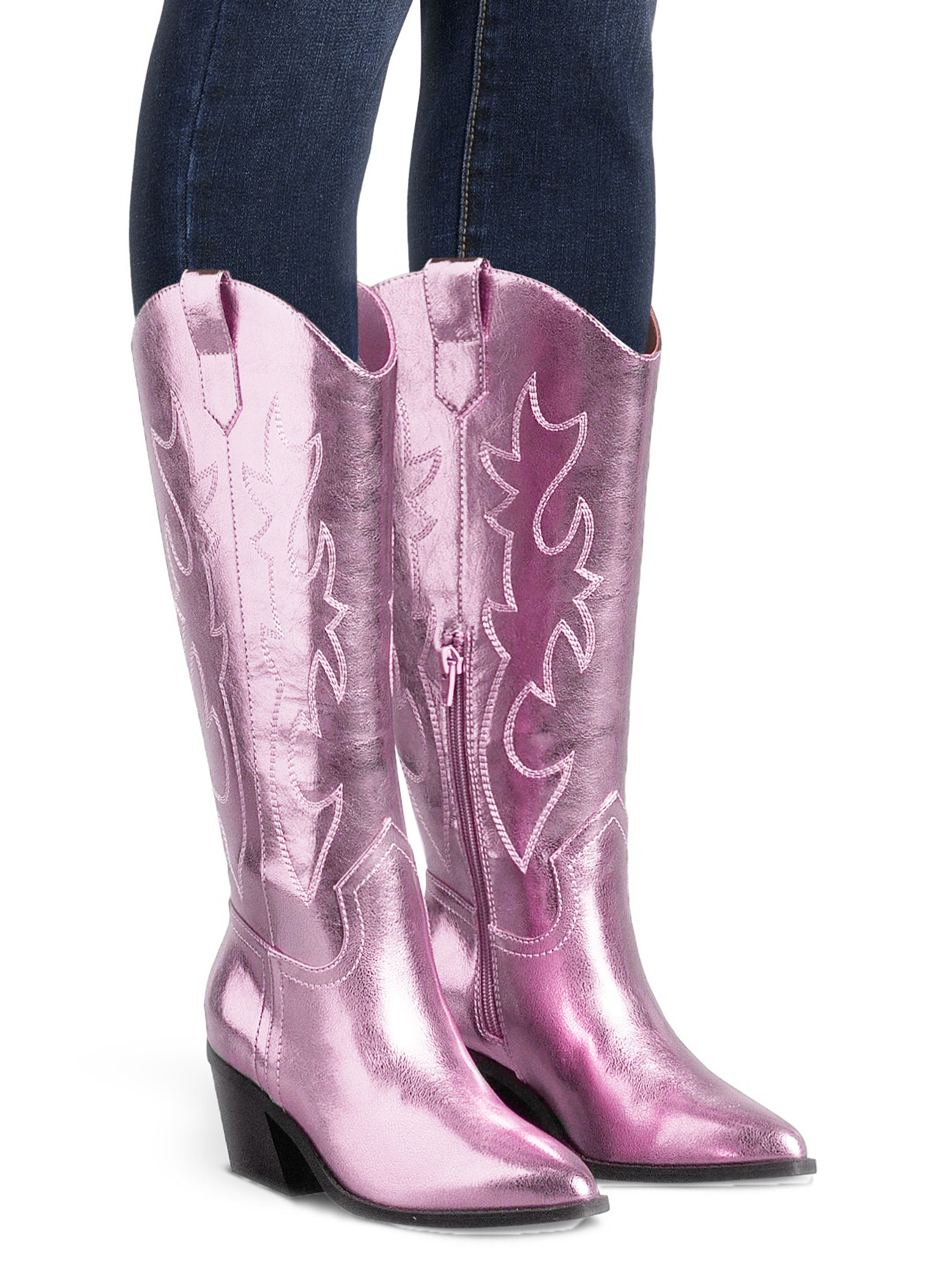 Madden NYC Women's Embroidered Tall Western Boots | Walmart (US)
