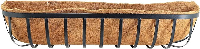 Arcadia Garden Products Hanging Window Basket Metal Trough, 36-inch | Amazon (US)