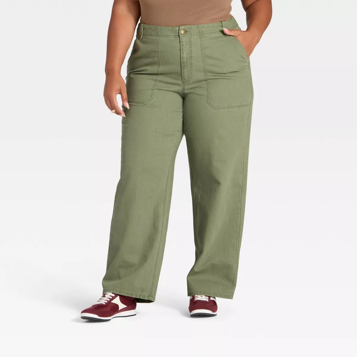Women's Mid-Rise Straight Leg Cargo Pants - Universal Thread™ | Target
