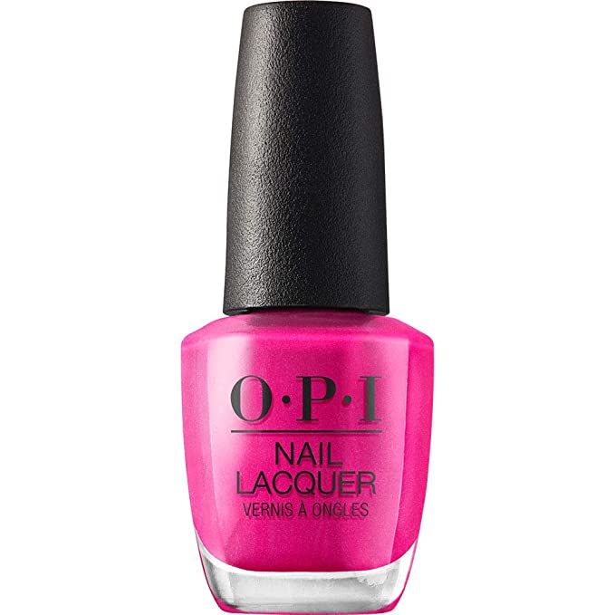 OPI Nail Lacquer, La Paz-itively Hot, Pink Nail Polish, 0.5 fl oz | Amazon (US)