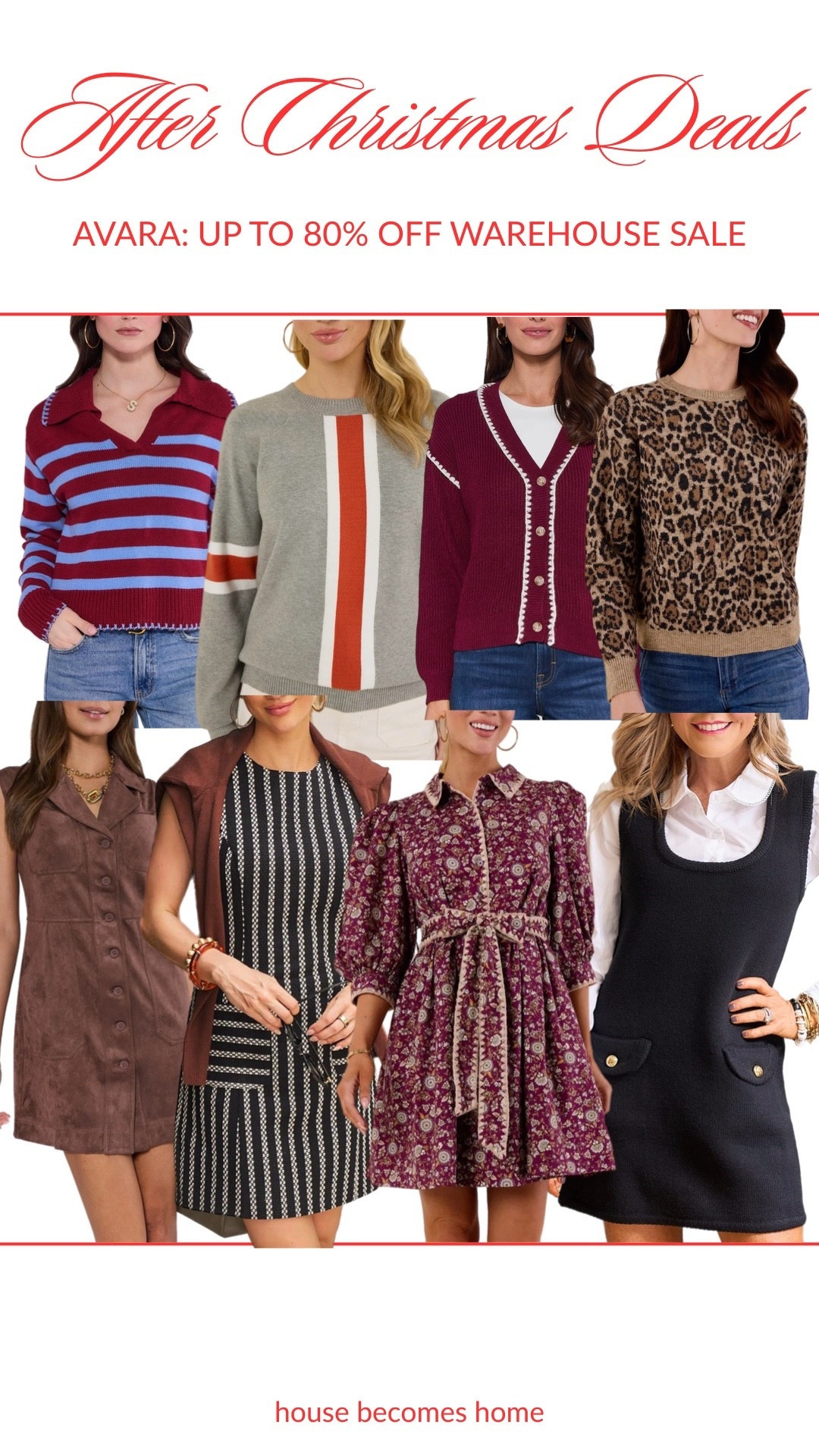 After Christmas Deals! Avara: up to 80% off warehouse sale! 🛍️ 




#LTKHoliday #LTKSaleAlert #LTKOver40