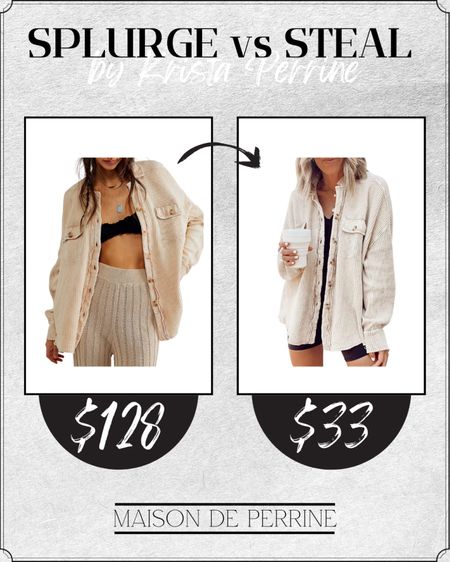 I mean, this jacket is everything! Both are so similar in looks and a must have for cooler weather. - XO, Krista

#freepeople #amazon #shacket 

#LTKSeasonal #LTKsalealert #LTKstyletip