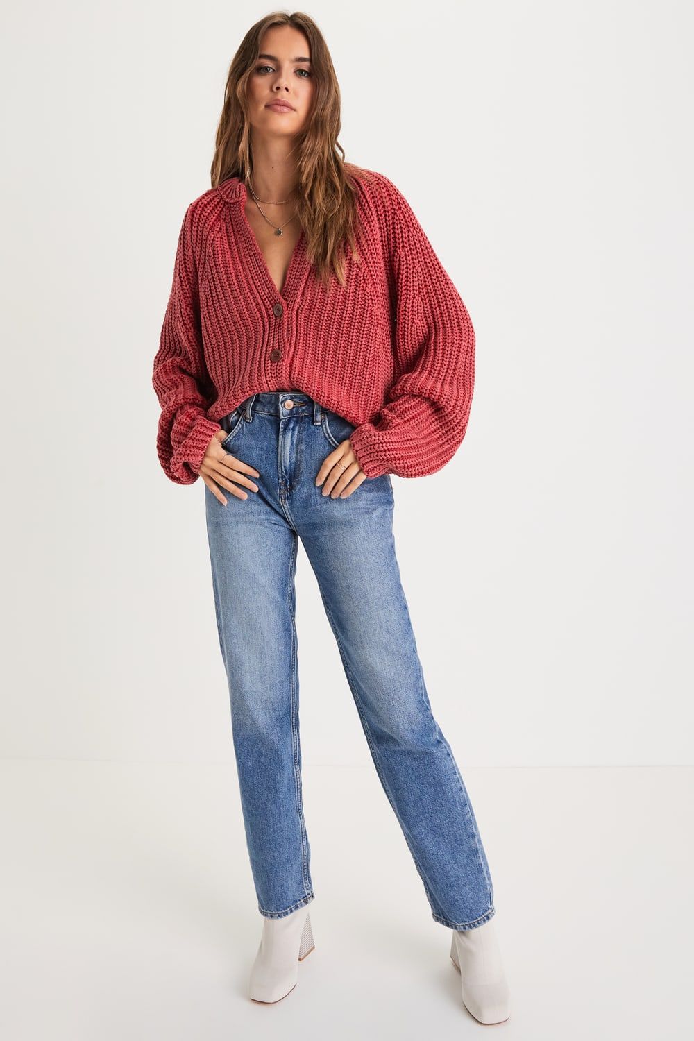 Sweet Nothing Rose Pink Button-Up Cardigan Sweater | Lulus (US)