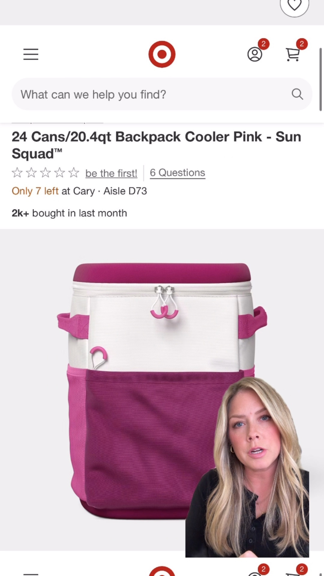 Love a backpack cooler! @Target #targetpartner #target