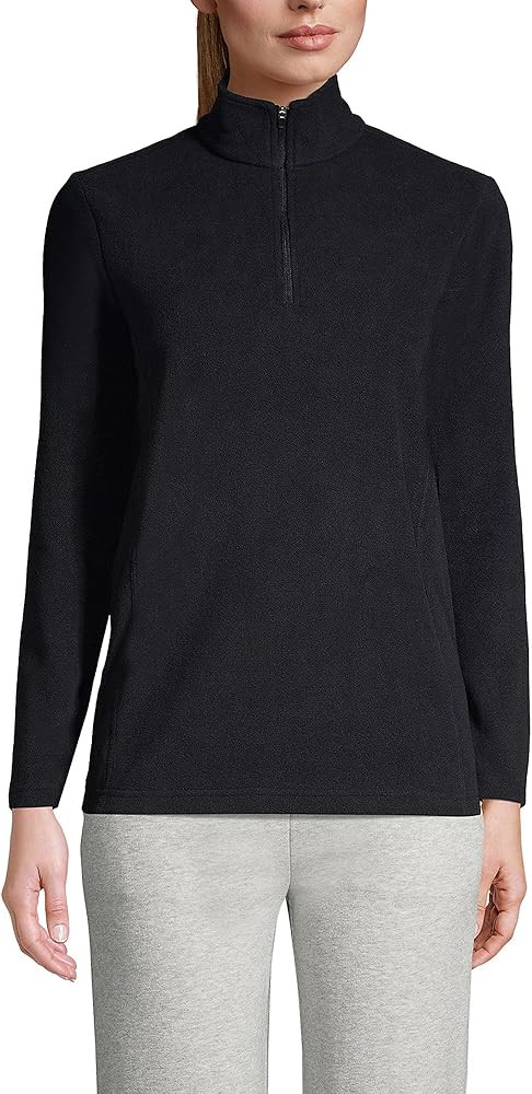 Lands' End Women's Anyweather Fleece Quarter Zip Pullover | Amazon (US)