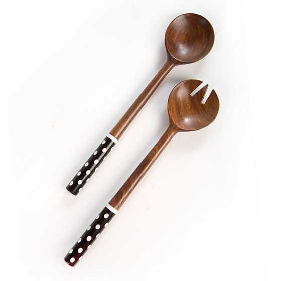 Dotty Salad Serving Set | MacKenzie-Childs