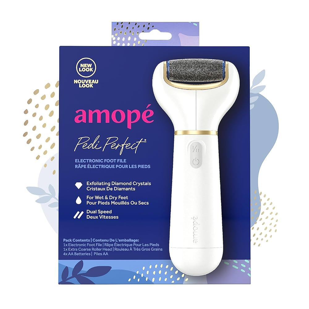 Amopé Pedi Perfect Electric Callus Remover Foot File w/ Diamond Crystals, Pedicure Tool for Feet... | Amazon (US)