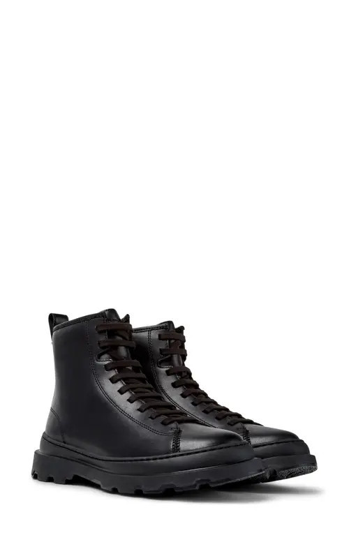 Camper Noray Combat Boot in Black at Nordstrom, Size 40 | Nordstrom