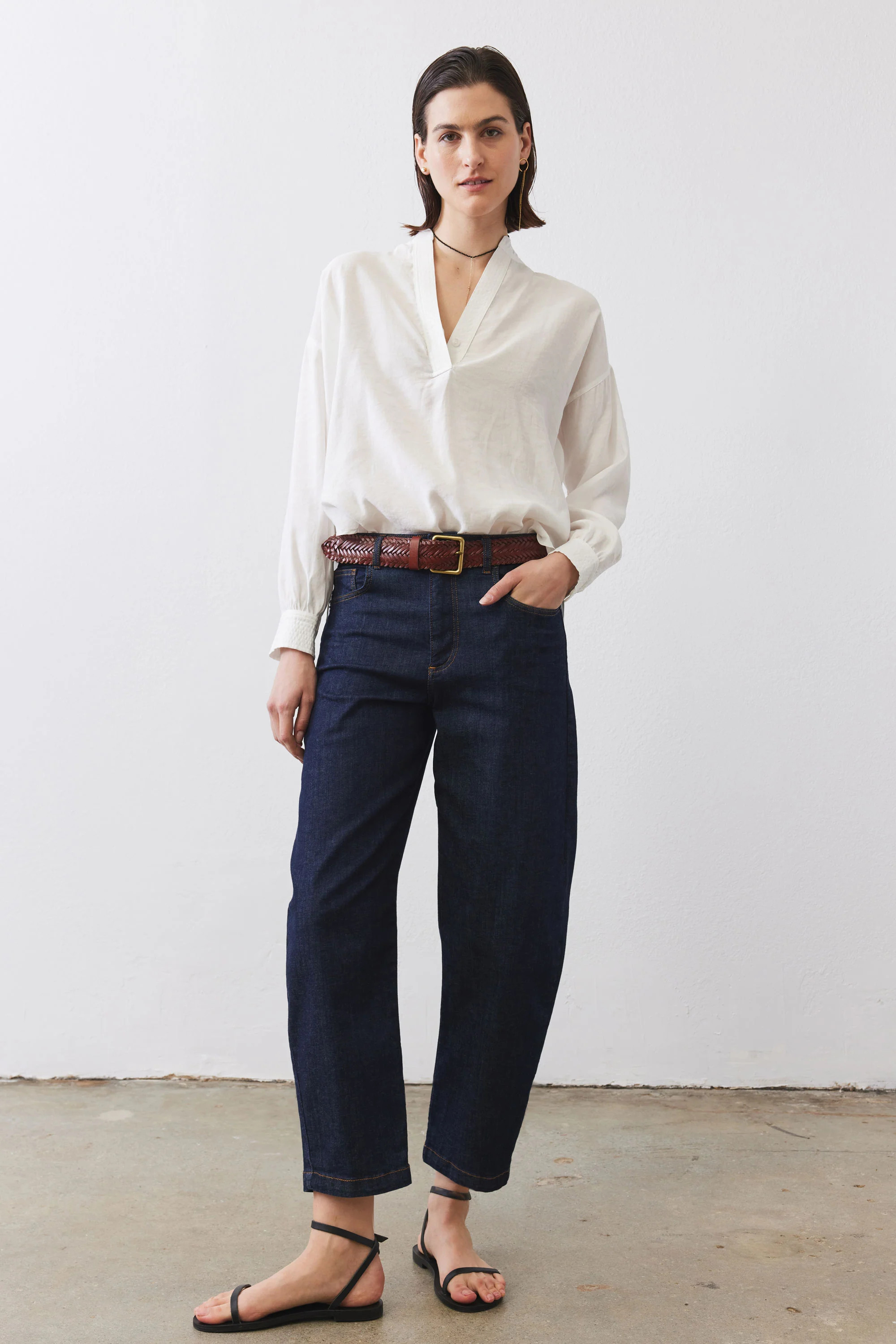 The Classic Barrel Leg Jeans | Ruti