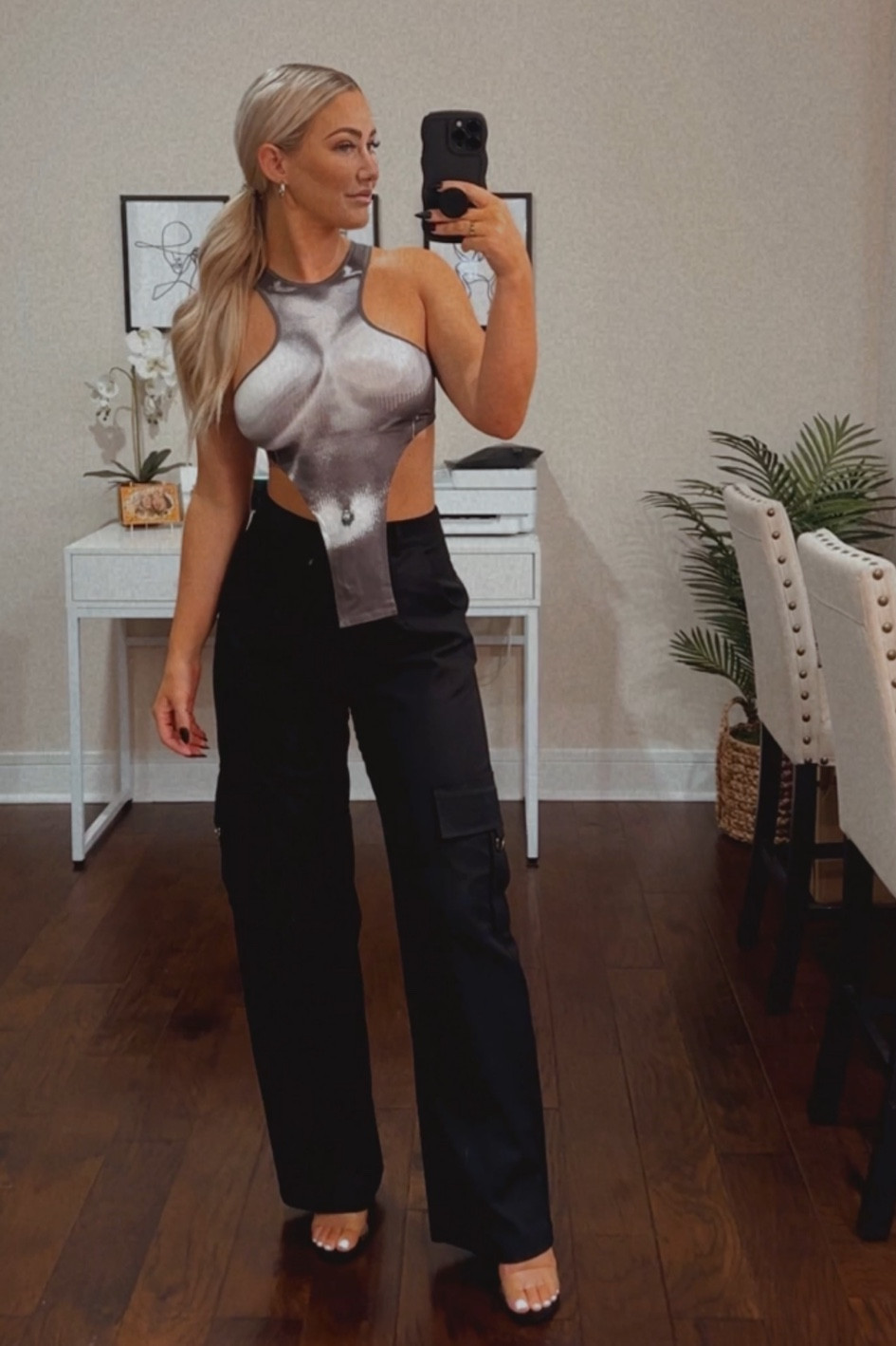 Wearing an XS in the shirt and a 6 in the pants! 

#LTKfindsunder50 #LTKfindsunder100