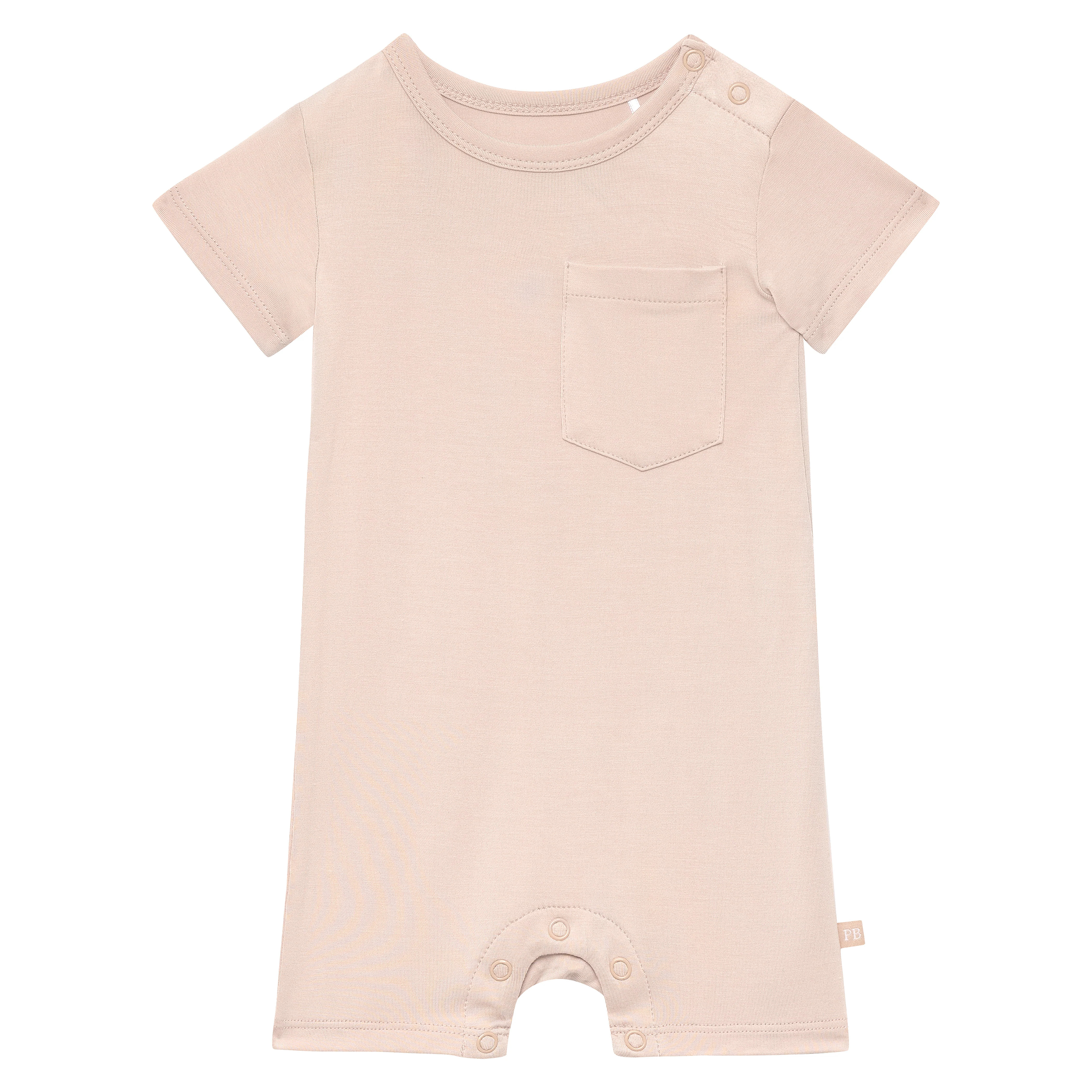 Hazelnut Short Sleeve Romper | Promise Baby