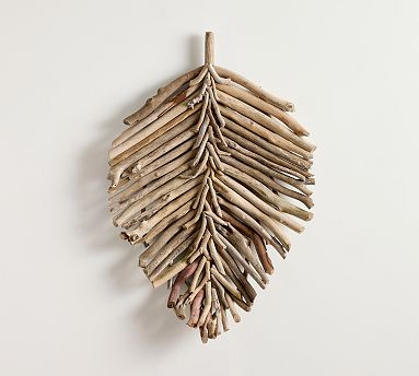 Palm Driftwood Wall Art | Pottery Barn (US)