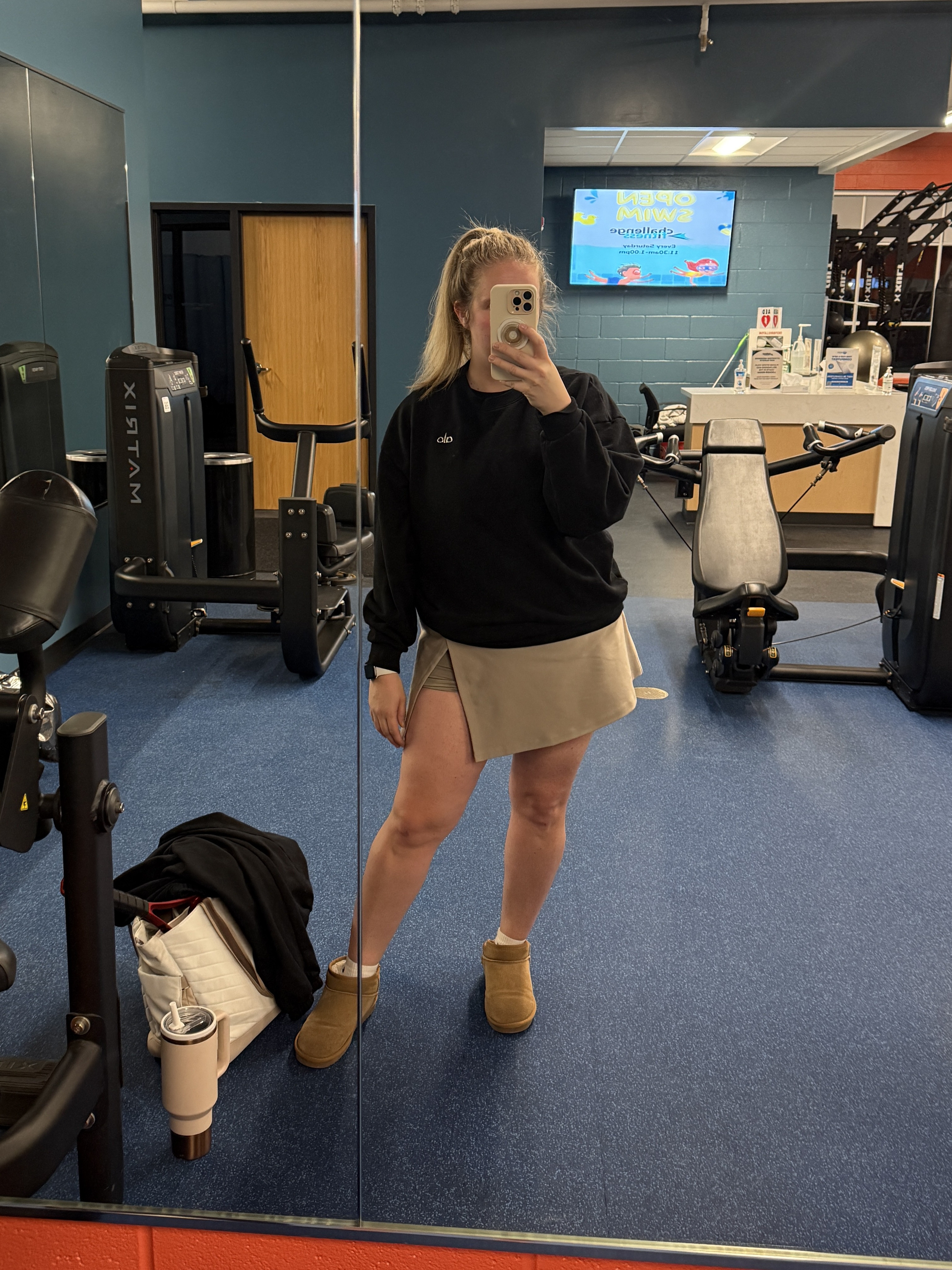 Another Monday, another night at tennis 🎾 This has been one of my most worn tennis outfit looks. Themis tennis skirt is my current favorite (have it in two colors) if they bring back more I’m buying a third and maybe fourth!

#LTKMidsize #LTKFitness #LTKActive