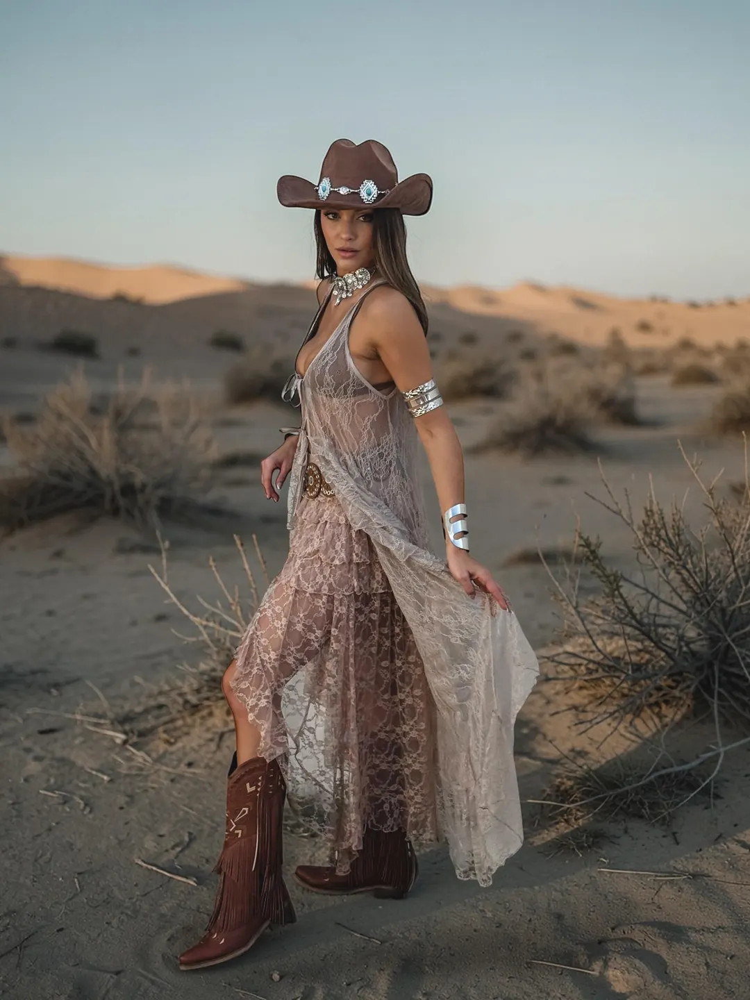 Lace Tiered Duster, Boho Lace Duster Dress, Bohemian Festival Top, Burning Man Lace Coat, Western... | Etsy (US)