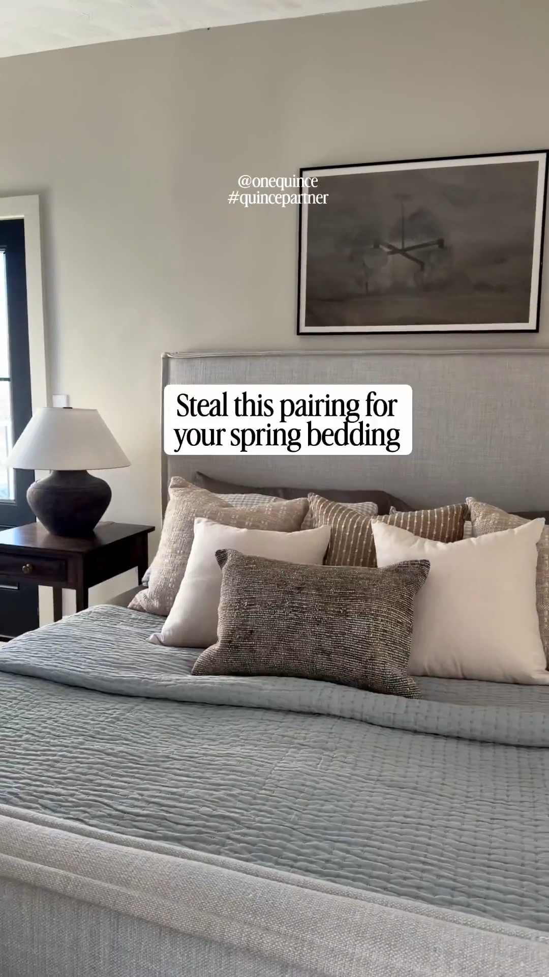 I’m slowly switching all of our bedding over to @onequince and the quality honestly keeps impressing me.

I personally own their linen sheets and now their Giza cotton, and they’re both beautiful in different ways. The Giza cotton has that crisp, elevated hotel feel but still soft and breathable. It feels cool, smooth, and lightweight, which I love heading into spring and summer.

I paired it with one of their linen quilts and the texture is so good. The weight feels substantial without being heavy, and it looks far more expensive than it is.

Exactly the kind of timeless, layered bedding I always gravitate toward.

Giza Cotton Sheet Set — Dried Sage
European Linen Stitch Quilt — Mist

Be sure to follow us on the @shop.LTK app INTERIORJEMS to see all our exclusive posts 🤍



#quincepartner

#LTKSaleAlert #LTKHome