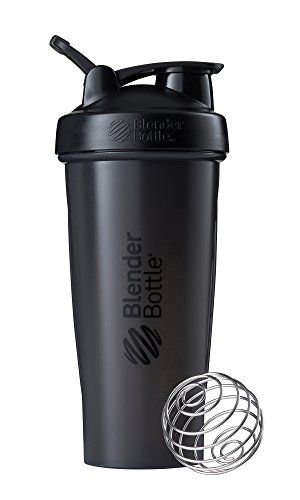 BlenderBottle Classic Shaker Bottle Perfect for Protein Shakes and Pre Workout, 28-Ounce, Black | Amazon (US)