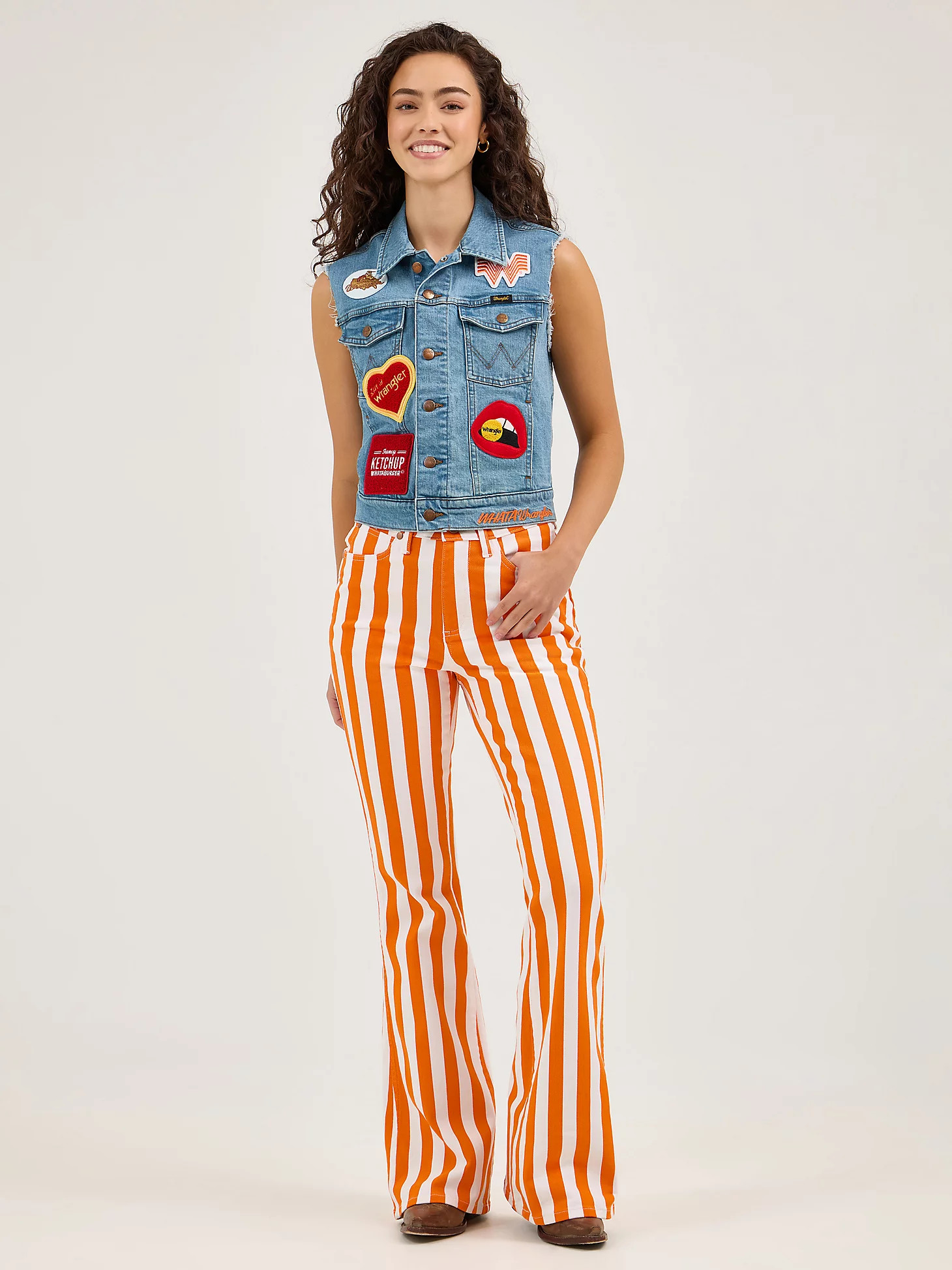 Wrangler x Whataburger Bailey Stripe Flare Jean | Wrangler
