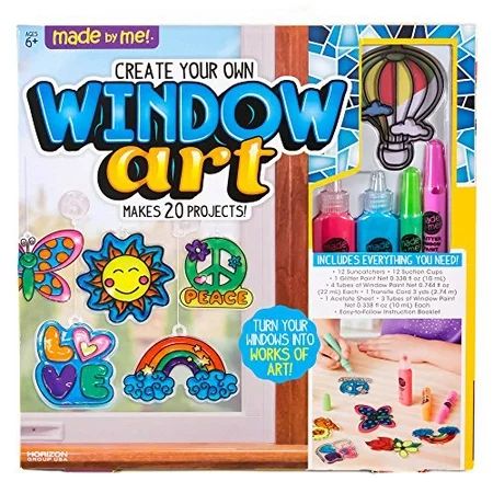 Made By Me Create Your Own Window Art by Horizon Group USA Paint Your Own Suncatchers. Kit Includes  | Walmart (US)