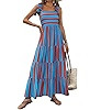 PRETTYGARDEN Women Dresses 2026 Summer Floral Sleeveless Maxi Dress Casual Spaghetti Strap Tiered... | Amazon (US)