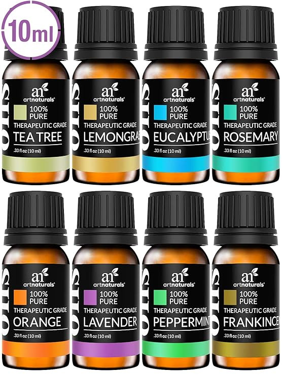 Artnaturals Therapeutic-Grade Aromatherapy Essential Oils Gift Set – (8 x 10ml) - 100% Pure of ... | Amazon (US)