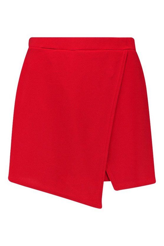 Plus Cross Over Split Skort | Boohoo.com (US & CA)