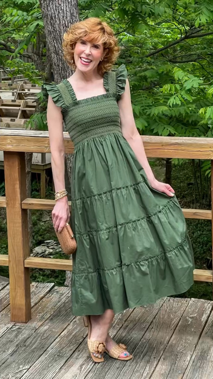 Summer dress, vacation dress, feminine dress, spring dress, YES! 

I toughened up this sweet dress with straw slides (20% off with ENB20)  and a straw clutch.

Finished up with gold bracelets and gold Tory Burch stud earrings. 

Follow my shop @emptynestblessed on the @shop.LTK app to shop this post and get my exclusive app-only 

#LTKshoecrush #LTKtravel #LTKstyletip