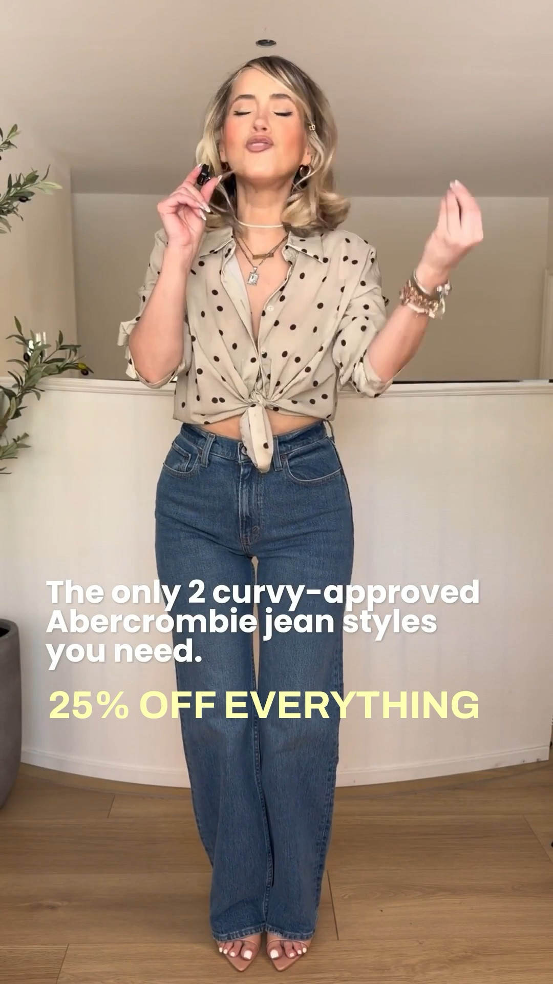 @abercrombie 25% off EVERYTHING right now 🤍 sharing my favorites before they sell out! These are the only 2 Abercrombie styles you need if you’re curvy! 


#LTKgrwm #LTKSpringSale #LTKootd