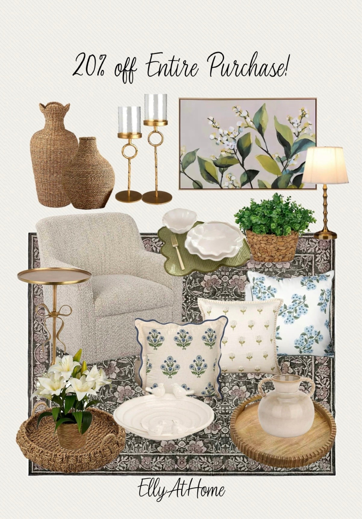 Sitewide sales! 20% off entire regular price! Shop furniture, rug, spring, Easter home decor accessories. Kirkland’s Home. Free shipping at $99 @Kirkland's  

#LTKHome #LTKSaleAlert