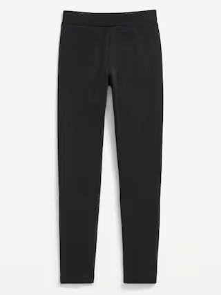 High-Waisted Full-Length Fleece Leggings for Girls | Old Navy (US)