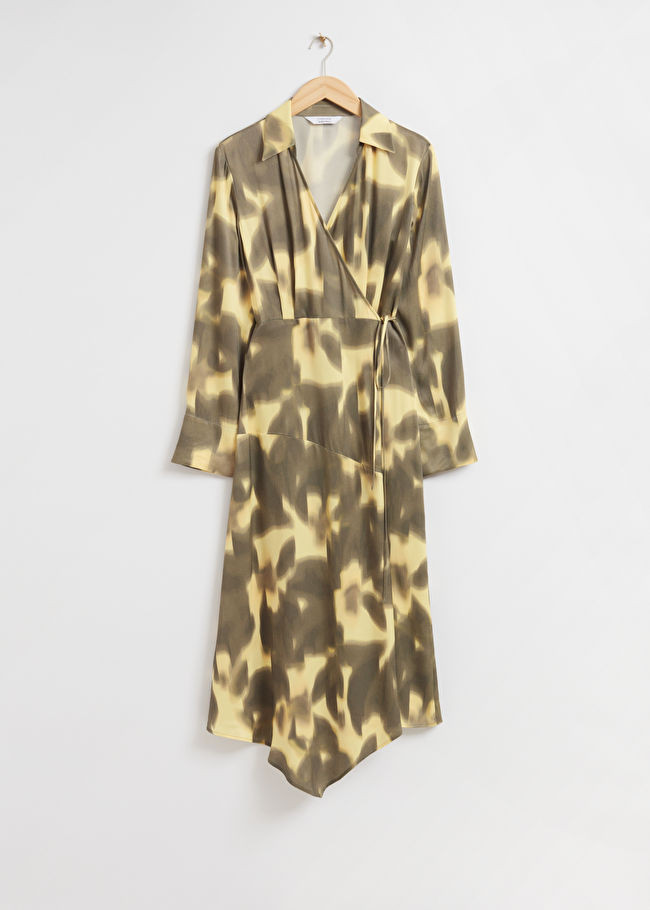 Asymmetric Midi Wrap Dress | & Other Stories (EU + UK)