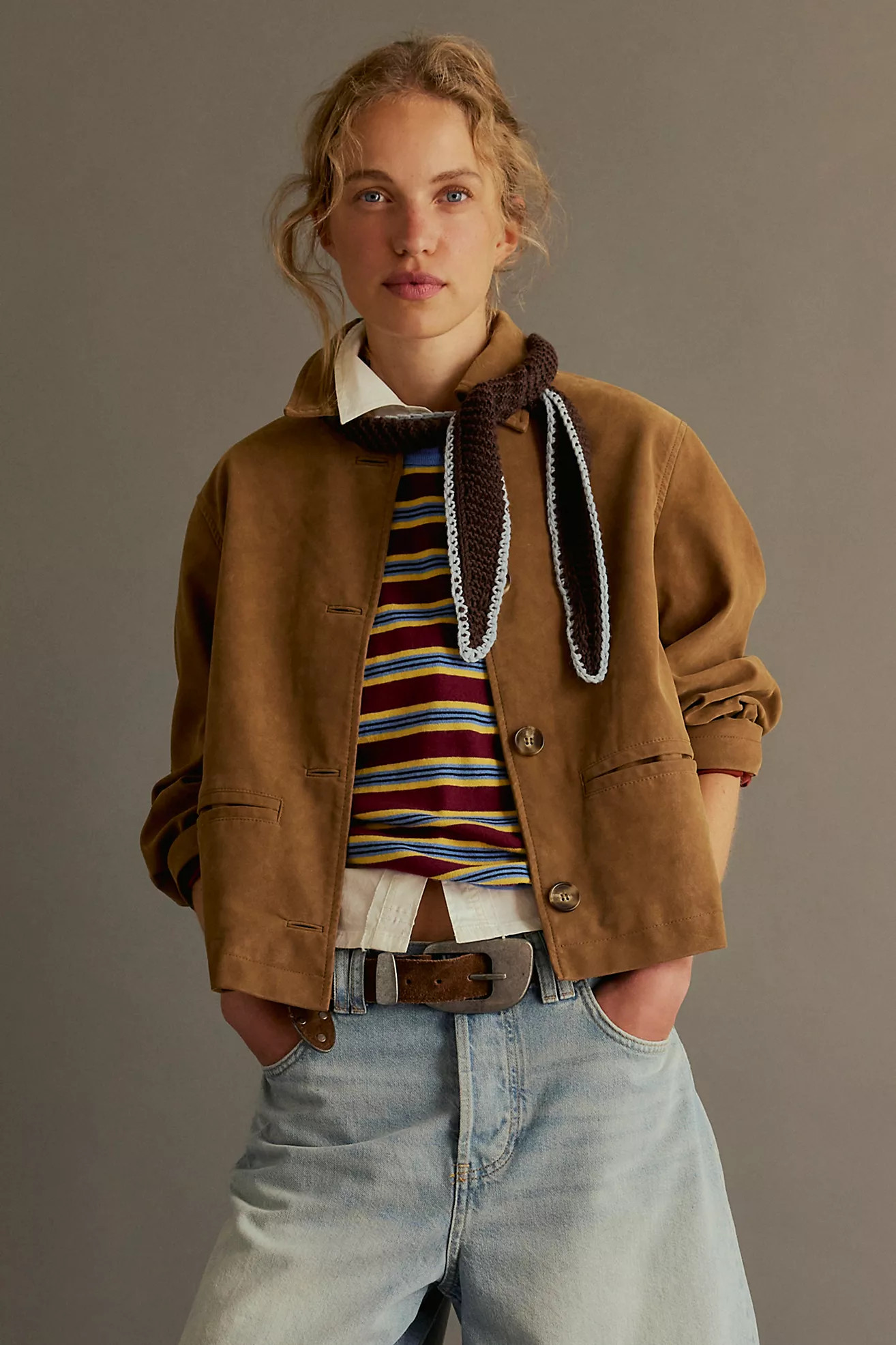We The Free Hera Vegan Suede Jacket | Free People (Global - UK&FR Excluded)