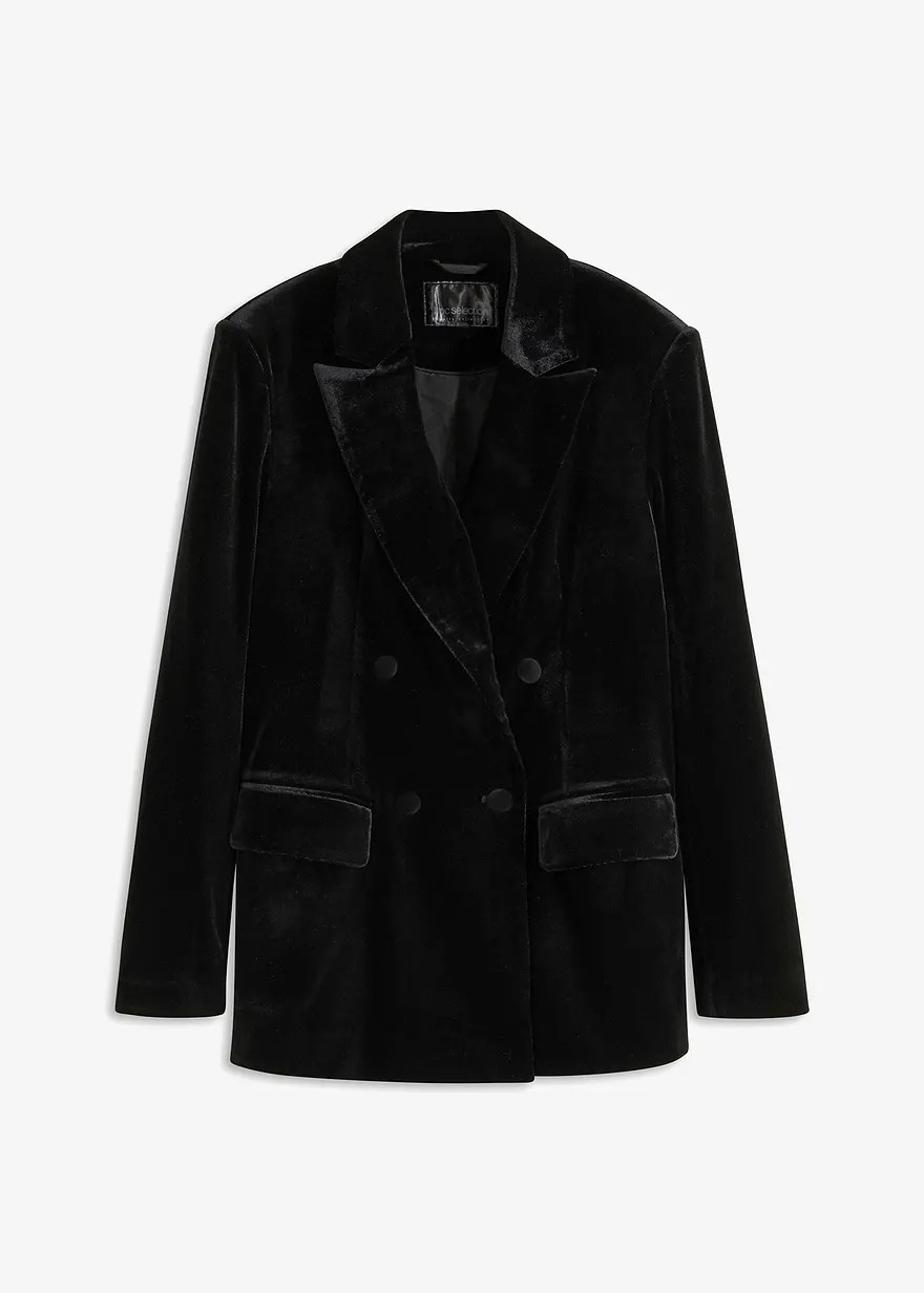 Blazer aus softem Samt | Bonprix DE