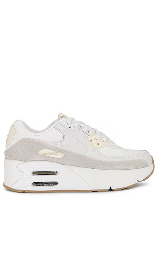 Air Max 90 LV8 Sneaker in Sail, Phantom, & Light Orewood Brown | Revolve Clothing (Global)